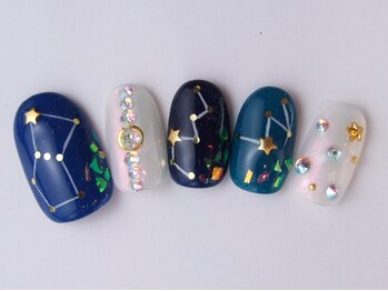 ネイルサロン ドレリッチ 大宮店(drerich)/星座ネイル