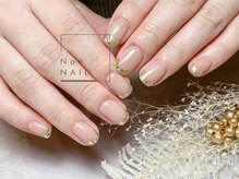 エヌエープラスネイル 葛西本店(Na+nail)/キラキラフレンチ