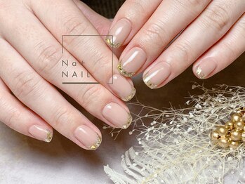 エヌエープラスネイル 葛西本店(Na+nail)/キラキラフレンチ