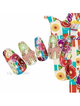 リグネイルスタジオ(Lig nail studio)/成人式ネイル