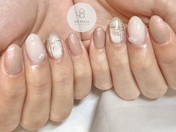ジーエスネイル(GS NAIL)/シンプルベージュネイル