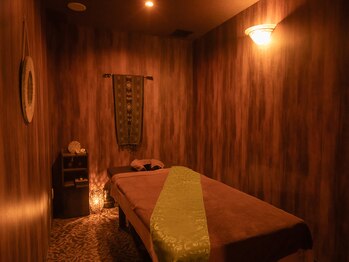 アジアンリラクゼーション ヴィラ 平和島店(asian relaxation villa)/アジアンテイストの個室にて