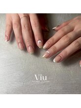 ビュウ 小倉店(Viu)/オフィスネイル　ななめフレンチ