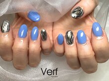 ネイルサロン べルフ(nail salon Verf)/ミラーアート♪