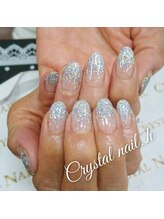 クリスタルネイル ゆめタウン博多店(CRYSTAL NAIL)/ラメグラデーションネイル