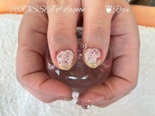 リオッサ オブ ラグーン(RIOSSA of Lagoon)/薔薇ｘ３Ｄネイル