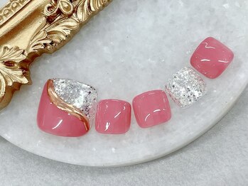 ネイルサロン ふるる 大須店/☆フットプチプラネイル#274