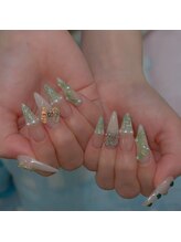 クイーンズビューティーサロン 新宿本店(Queen's beauty salon)/チップ長さ出しアートやり放題