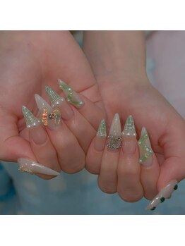 クイーンズビューティーサロン 新宿本店(Queen's beauty salon)/チップ長さ出しアートやり放題