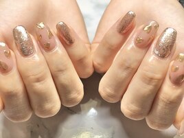ミラーハートネイル