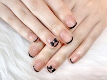 マシェリ(MA CHERIE)/モノトーンスキニー×リボン