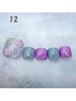 はあとねいる 大和店/フットネイル：No.12