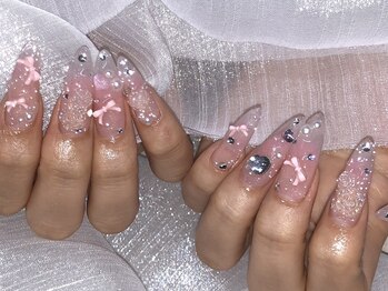 ドミネイルサロン 渋谷店(Domi Nail Salon)の写真/指先が綺麗に見える自然な長さ出し◎爪の形・長さにコンプレックスがある方や爪が弱くて伸ばせない方にも*
