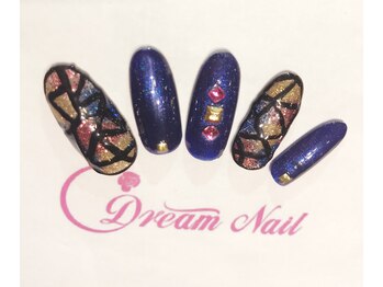 ドリームネイル 綾瀬店(Dream Nail)/ステンドグラス風<綾瀬店>