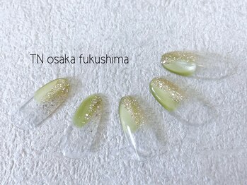 ティーエヌ 大阪福島店の写真/【当日予約OK】シンプルで上品×大人可愛いデザインが豊富！もちろんカラーチェンジもOK♪　　
