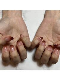 グラデーションネイル♪
