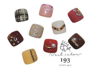 イチキューサン(193)/親指アート定額【Foot】6600円