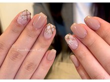 プリュネブランシュネイル(Prune Blanche Nail)/チェックネイル