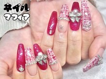 ネイルマフィア 池袋店(NAIL MAFIA)/ツイードネイル