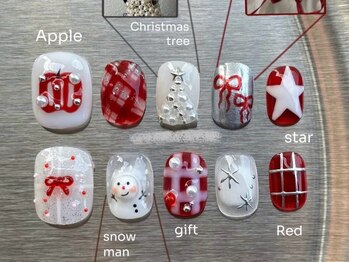 モアグラム 銀座店(More Glam)/クリスマスネイル