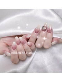 ガーリーグラデーションネイル♪