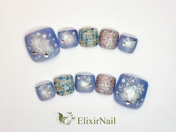 エリクサーネイル 新宿3丁目(Elixir Nail)/フット やり放題/クーポン使用