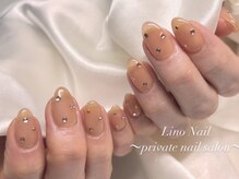リノネイル(Lino Nail)/大人ドットネイル/シンプル