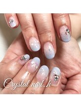 クリスタルネイル ゆめタウン博多店(CRYSTAL NAIL)/ホワイトグラデーションネイル