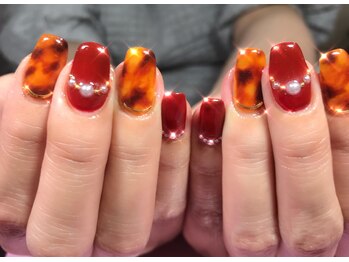 エクラ(ECLAT)/べっ甲・ボルドー