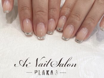 エーネイルサロン プラーカ本店(A-Nail Salon)/　ガラスフレンチ