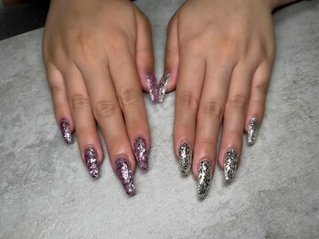 ホログラム/グリッターネイル