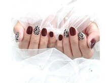 ヴリエ 小作店(VURIE)/レオパード×マグネットネイル