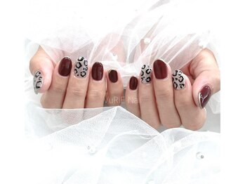 ヴリエ 小作店(VURIE)/レオパード×マグネットネイル