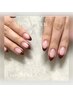 HAND◆大人綺麗め◇クリアベース/フレンチネイル【オフ無料】¥8,980→¥7,980 