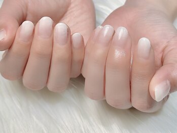 ヒールネイル(heal nail)/白gradation.