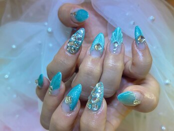 ネイルサロン ジェイ(Nail Salon J)/スカルプマグネット魚の鱗ネイル