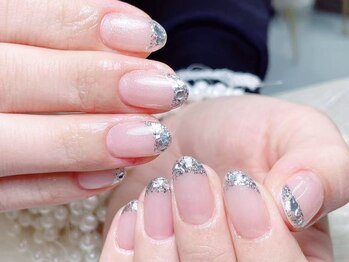 クイーンズネイルサロン(Queen's nail salon)/ガラスフレンチ