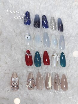 アマリリス(Amaryllis)/Xmas限定ネイル