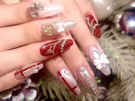 【スカルプ】クリスマスネイル♪