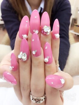 ネイルサロン ティプレシャス(T Precious)/ピンクのラブリーネイル