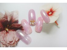 ラミエンヌ/ミラー 天然石 大理石 クリア