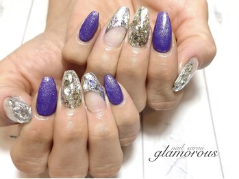 ネイルグラマラス 西新井店/《パラジェル》ガラスフレンチ