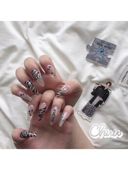 チュウ(Chuu)/スカルプ推し活ネイル