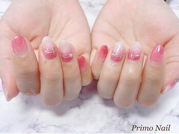 プリモネイル(PrimoNail)/★お洒落ピンクアート★
