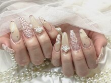 アンジュ(Ange)/【Rika】ツイードネイル