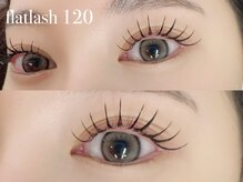 クプアイラッシュ 新宿店(qup eyelash)/フラットラッシュ　120本