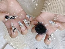 メロディービューティーサロン(Melody)/冬ネイル/ニット/キルティング