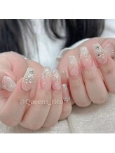 クイーンズビューティーサロン 新宿本店(Queen's beauty salon)/チップ長さ出し10本やり放題