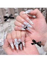 ベティネイル アイラッシュ(Betty Nail)/ビッグクロム×ドットネイル
