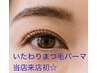 お肌が敏感な方 初めての方【いたわりのまつ毛パーマ】 ¥6820